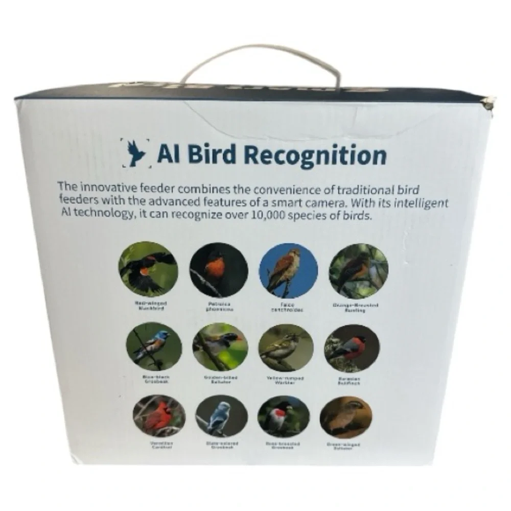 Smart Bird Feeder with Camera with AI bird recognition